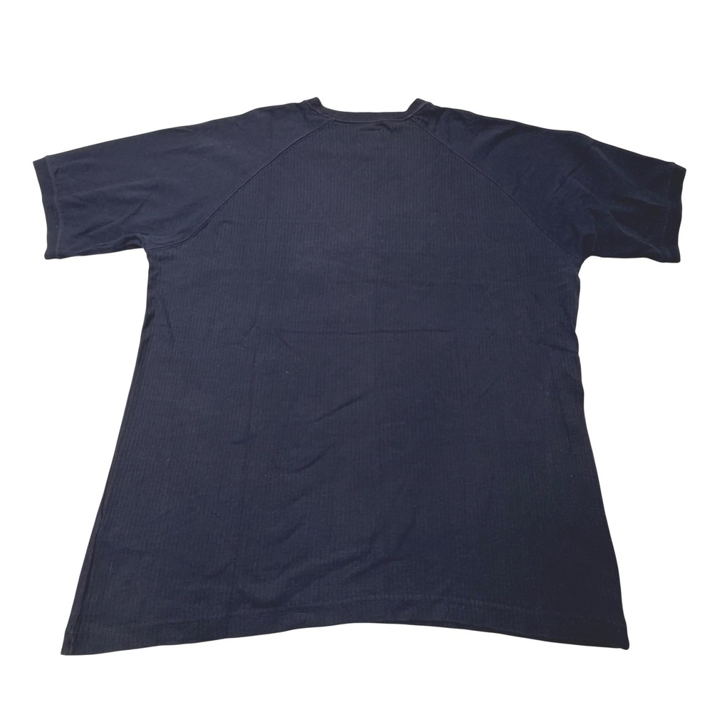 Tommy Hilfiger Mens Red Label Denim Vintage Ribbed V-Neck T-Shirt XL Navy 2004 - Picture 2 of 8